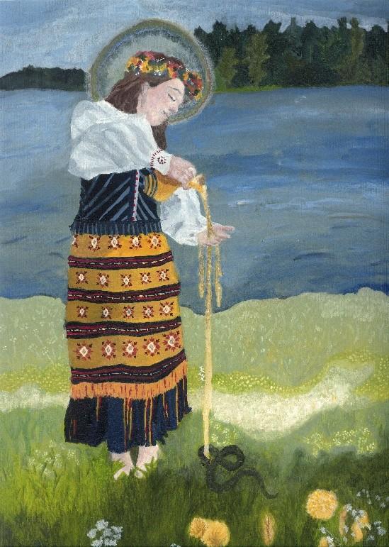 Salue Acrylic Painting